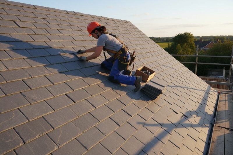 Slate Shingles Repair detail